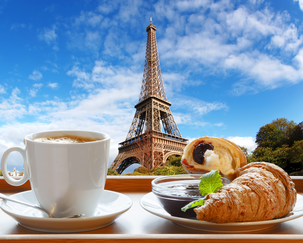 Frühstück in Paris